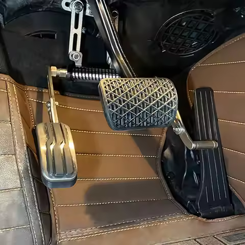 Portable Left Foot Accelerator Pedal Drive Assist for Handicap Disabled Injured Stroke Drivers