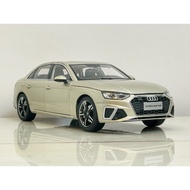 First Car Audi A4L/B9PA Original Factory Car Model White Gold 1/18 Original Packaging/Brand New Car 