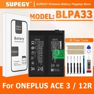 100% New Battery BLPA33 For OPPO 1+ ACE 3/1+12R /Oneplus ACE/Oneplus 12R Battery + Free Tools