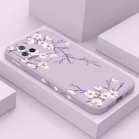 Plum Blossom Phone Case For Xiaomi Poco M6 X6 F6 M5S X5 F5 F4 X4 M5 M4 F3 X3 M3 F2 X2 Pro C40 4G 5G 