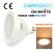 NIPPONII /B ELEGANT PAR38 LED SPOT BULB 18W/16W DAYLIGHT / WARMWHITE E27 FOR GARGEN SPIKE LAMP HOLDE