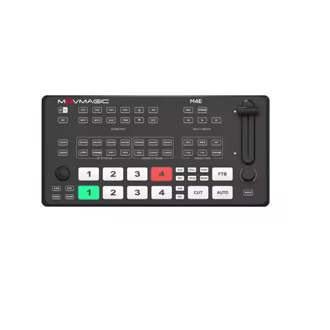 MOVMAGIC M4E 5-CH LIVE STREAM MULTI-FORMAT VIDEO SWITCHER
