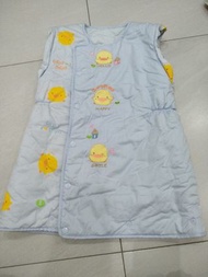 黃色小鴨 背心式 baby 睡覺包巾