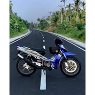 Striping f1zr F1ZR FIZ R 2004 Whitebiru Striping lis Sticker Standard ori F1zr biru 2004