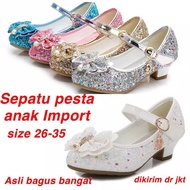 26-38 Girls' Party Shoes CINDERELLA PRINCESS HEELS