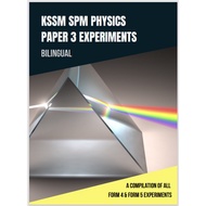 KSSM SPM Physics Paper 3 Experiments Book | Buku Eksperimen Fizik Dwibahasa | Score A+ for SPM