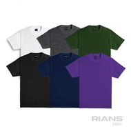 RIANS - Basic Cotton Plain T-Shirt (Unisex)