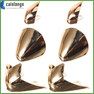 3 Pairs High Heels Toe Sleeves for Protectors Pointed Shoe Tip Cover 3.7x2.5cm Golden  caislongs