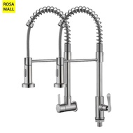 Kitchen Pull Out Faucet Kitchen Sink Wall Mounted Single Cold Stainless Steel Pull Out Faucet Kitchen Sink Faucet Tap