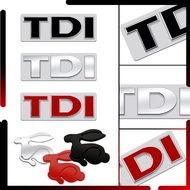 Metal Car Body TDI Rabbit Emblem Badge 3D Sticker Tail Decals For Polo Jetta Passat Golf 4 5 6 7 8 MK4 MK6 MK5 MK8 MKIV MKVI