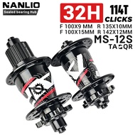 ARC 039 12Speed NBK Bearing Hub MTB Bike Hub Disc Brake Bicycle Hub 6 Pawls 114 Clicks Mountain Bike