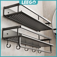 LEEGO Bathroom Rack Bathroom Shelf Toilet Rack Shelf Bathroom Rack Storage Shelf Wall Drain Shelf Sh