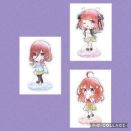 五等分的新娘 - 中野二乃、中野三玖、中野五月 企牌