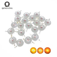 50pcs-500pcs 1W 3W High Power LED Diodes for Emergency Traffic Light Yellow Amber Orange Chip 585-59