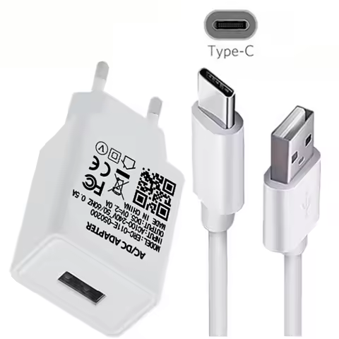 USB Power Adapter 5V 2A Phone Charger Type C Cable For Samsung Galaxy S22 S21 S20 S10 S8 S9 Note 20 