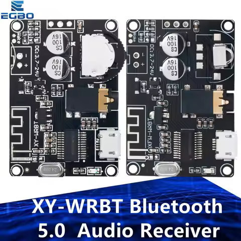 EGBO XY-WRBT Audio Receiver Board, Bluetooth 5.0, MP3 Lossless Decoder, Wireless Stereo Music Module