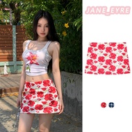 Special Fashion Printed Hip Wrap Short Skirt Dopamine Style JN