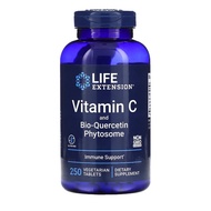 LIFE EXTENSION VITAMIN C AND BIO-QUERCETIN PHYTOSOME, 1000 MG, 250 VEG Tablets