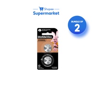 [Bundle of 2] Duracell Specialty CR2032 Lithium Coin Battery 3V (2s)