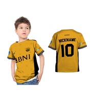 Bhayangkara FC Football Jersey T-Shirt Kids Football Jersey Custom Full Print