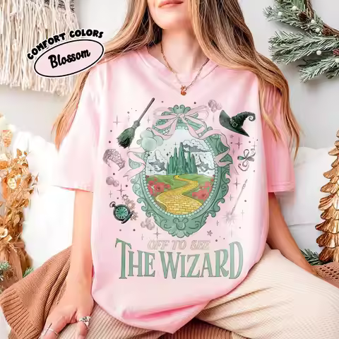 Retro "Go See The Wizard" Sweatshirt, Emerald City "Yellow Brick Road" Hoodie, Wizard of Oz Shirt, R