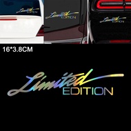 Colorful Car Decals Creative Vinyl Car Sticker Outdoor Reflective Stickers Letter LIMITED EDITION