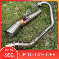 NLK Exhaust Stainless open pipe 51mm Tmx 125/150 Skygo 125/150 Raider 150Carb/Fi Alpha 125