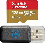 SanDisk MicroSD 128GB Extreme Memory Card for DJI FPV Drone (SDSQXA1-128G-GN6MN) Class 10 4K Video S