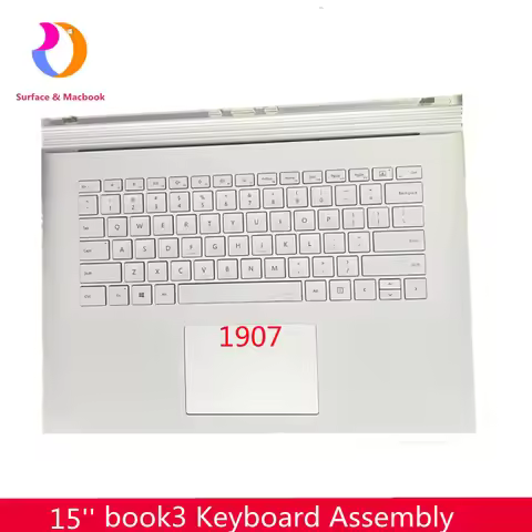Original Topcase1907 for Microsoft Surface Book3 GTX1660TI Keyboard Asssembly 15'' Us Layout