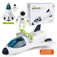 Space Rocket Toy Astronaut Spaceship Toy Kids Earle Early Education Toy Birthday ของขวัญวันเกิดสำหรั