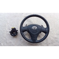 JDM TOYOTA Vios Myvi Steering Wheel With Paddle shift & Clock Spring