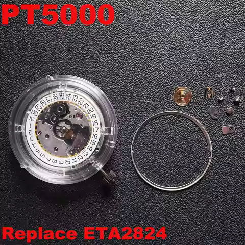 Luxury 25 gemstones PT5000 automatic movement high-precision mechanical movement wheel suitable for 