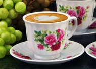 6 PAIR 10 OZ CUP AND SAUCER SET 21266