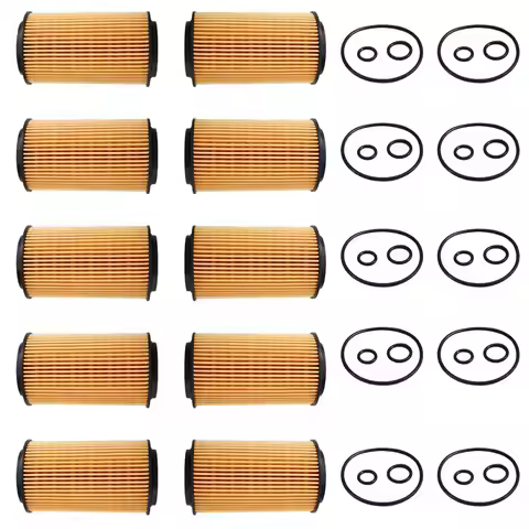 10Pcs Oil Filter A6511800109 For Mercedes Benz C Class W204 C204 2011 2012 2013 2014 C220 C250 CDI A