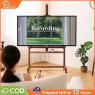 LULU 32-85 Inch Tv Stand With Wheel Monitor Stand Bamboo Tv Stand Floor LED Monitor TV Bracket