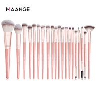 MAANGE Bộ 20 cọ trang điểm chuyên nghiệp Phấn má hồng đường viền Phấn mắt Bộ cọ mỹ phẩm 5748