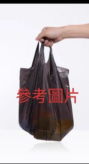 黑色垃圾袋。black rubbish bag。背心袋。手提膠袋。45 X 55 cm 210 個。45 X 60 cm 50 個。 總共 260 個。一次過賣。不散賣。