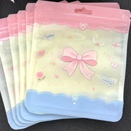 Ziplock Bag High-value Gift Bag Outlet Photocard Packaging Bag Material Bean Packaging Bag Cute Seal