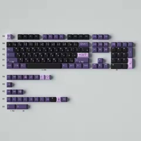 Personalise First Love Topic 129 Keys PBT Keycaps Cherry Profile For DIY Sublimation Mechanical Keyb