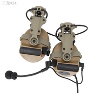 ✥☁TAC-SKY Tactical Airsoft Headset COMTAC Helmet ARC Rail Bracket Pickup and Noise Reduction COMTAC II Hunting Shooting