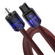 Audiocrast HiFi Power Cord, 3.3FT/1M, 10AWG, φ17MM, Pure Copper Conductor and Shielding, Hi-End Powe