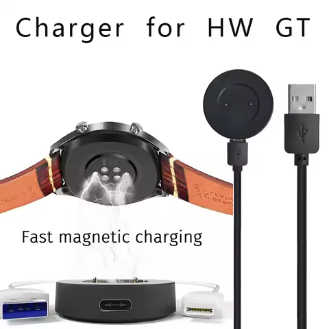 Replacement Charger For Huawei Watch GT/GT2/GT2e/GT Sport Honor Watch Magic/Magic 2/GS Pro USB Charg