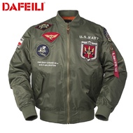 Autumn Top gun Us navy MA1 letterman varsity baseball Pilot air force flight hunting tactical milita
