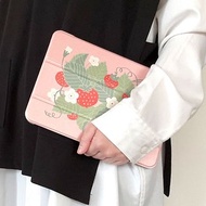 Notebook iPad case with pen compartment - Strawberry - Soft case type