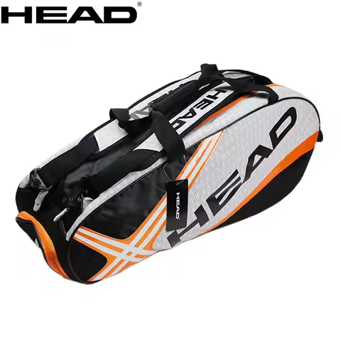 Original HEAD Tennis Bag Large Capaicity Tennis Rackets Bag 6 Tennis Racquets Bag Raquete Tennis Bac