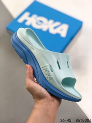 Original HOKA ONE ONE Men's and Women's Ora Recovery Slide Shock Absorbing and Durable lightweight and comfortable sports sandals