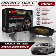 Brakeforce Extreme Carbon Ceramic Rear Brake Pads for Lexus ES 250 2018 Up To Present Model