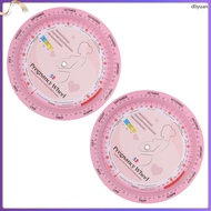 Gestational Chart Wheel Fetal Size Calculator Analog Pregnancy  dliyuan