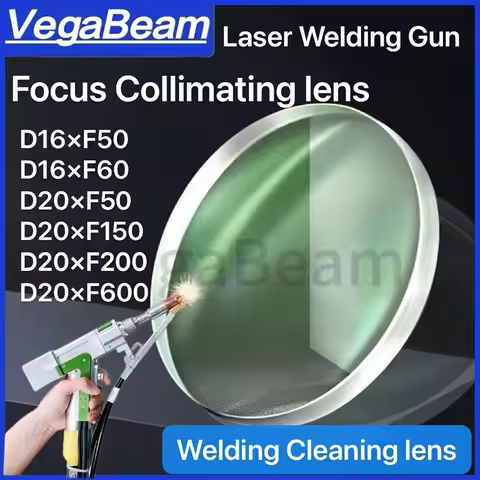 Laser Welding Focusing Lens D20 F150 F200 F400 F600 F800 T3.0 T3.5 T4.5 Collimating Lens D16 F50 F60