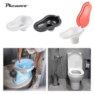 [Phenovo] Construction Site Portable Toilet Urinal for Emergency Work 15.7x9.4x6.3 Inch Easy to Inst